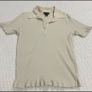Lane Bryant Ribbed Polo